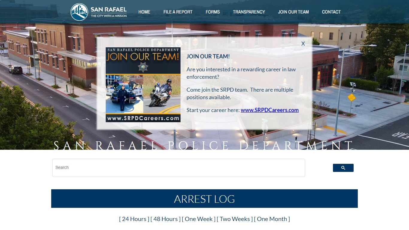 Arrest Log - SRPD